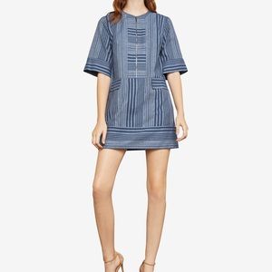 Tonal Canyon Striped Shift Dress BCBGMAXAZRIA